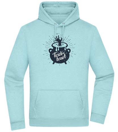 Trick Treat Design - Premium Essential Unisex Hoodie_POOL BLUE_front