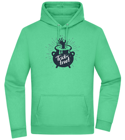 Trick Treat Design - Premium Essential Unisex Hoodie_SPRING GREEN_front