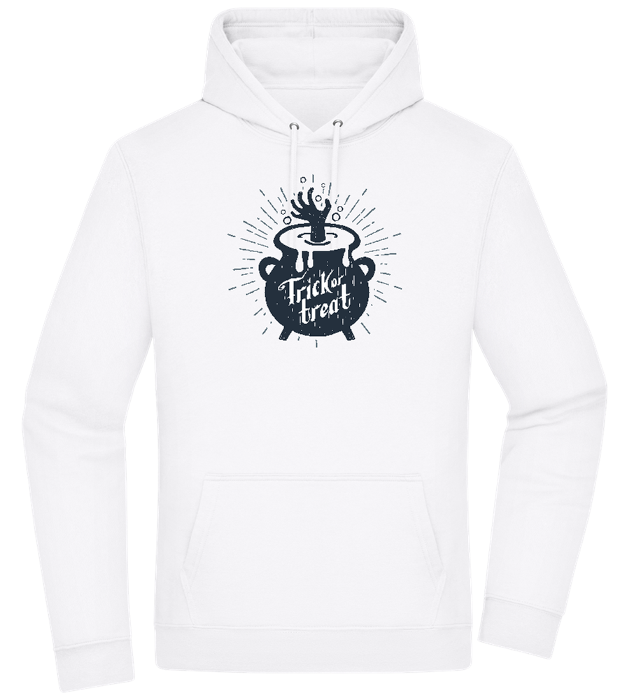 Trick Treat Design - Premium Essential Unisex Hoodie_WHITE_front