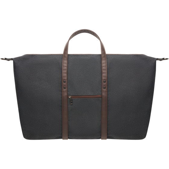 Weekend Bag in Canvas (450gr/m²)_BLACK_front