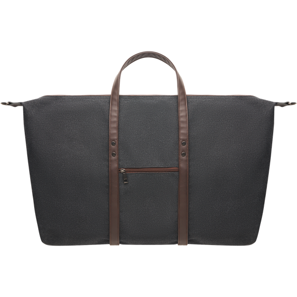 Weekend Bag in Canvas (450gr/m²)_BLACK_front