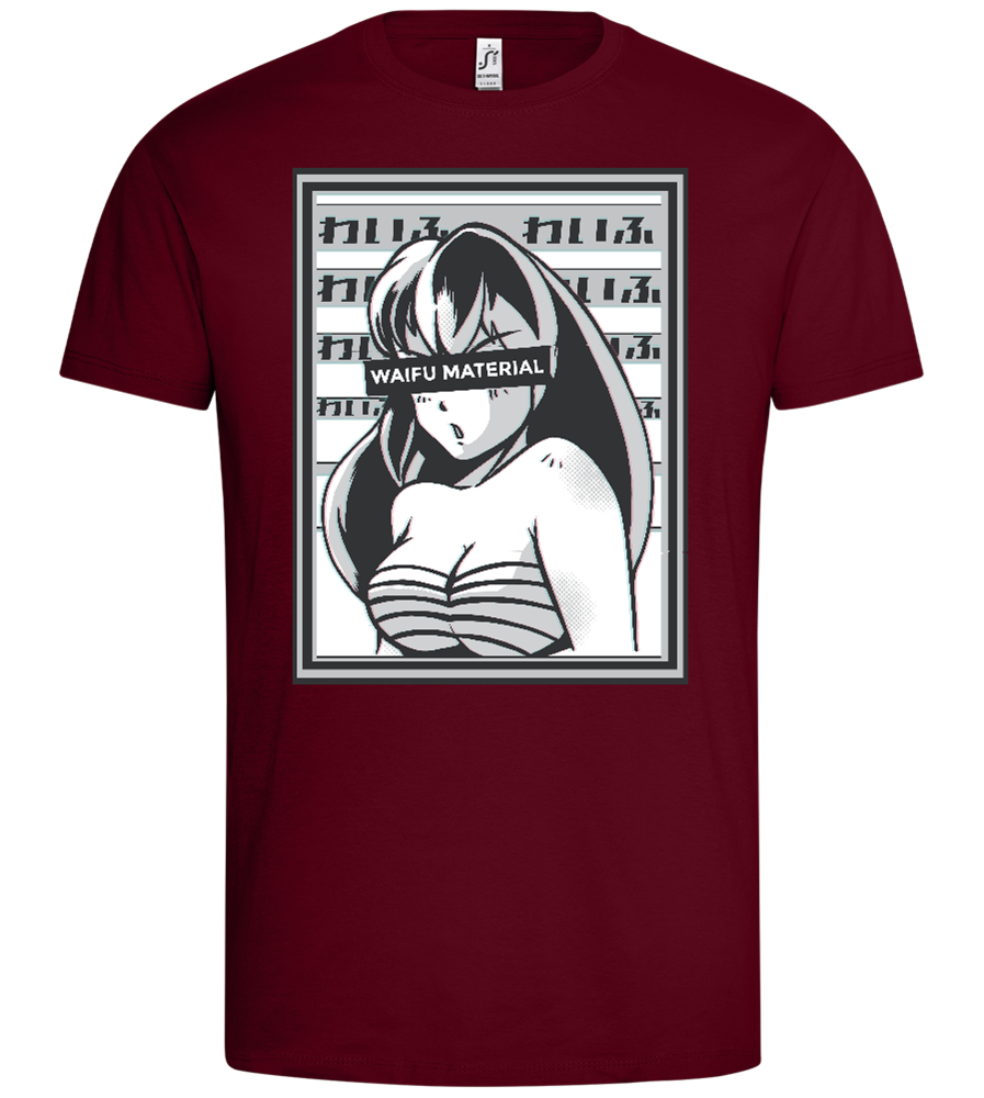 Waifu Material Design - Premium men's t-shirt_CHILE_front