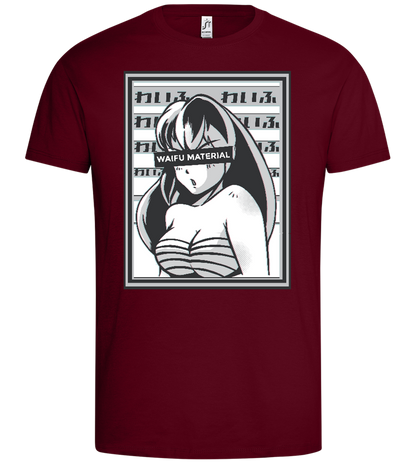 Waifu Material Design - Premium men's t-shirt_CHILE_front