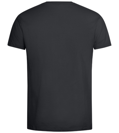 Waifu Material Design - Premium men's t-shirt_DARK GRAY_back