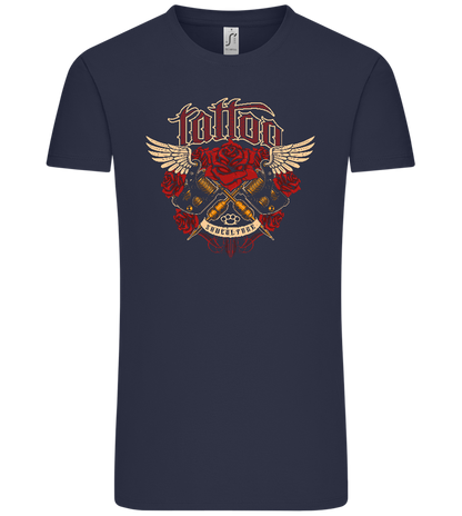 Subculture Tattoo Design - Comfort Unisex T-Shirt_FRENCH NAVY_front