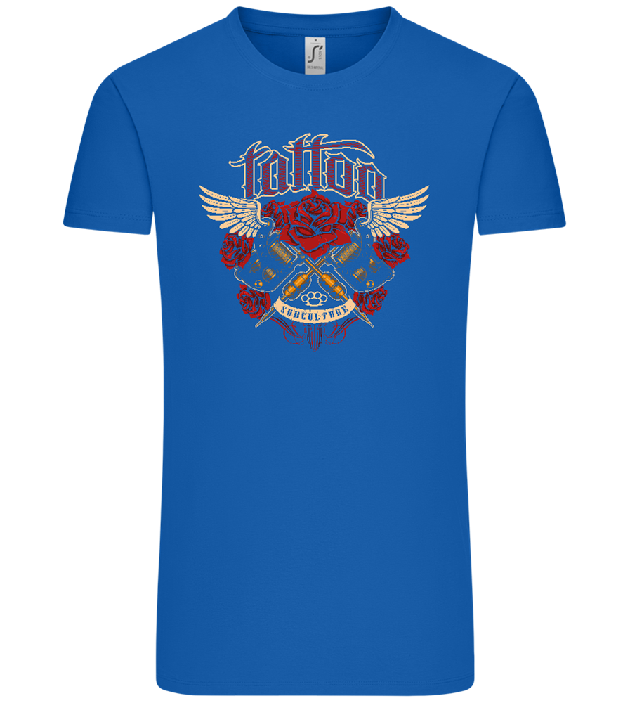Subculture Tattoo Design - Comfort Unisex T-Shirt_ROYAL_front