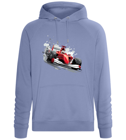 Red Formula 1 Car Design - Comfort unisex hoodie_BLUE_front