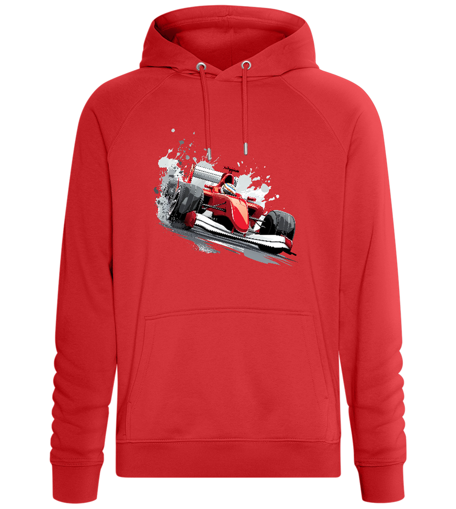 Red Formula 1 Car Design - Comfort unisex hoodie_RED_front