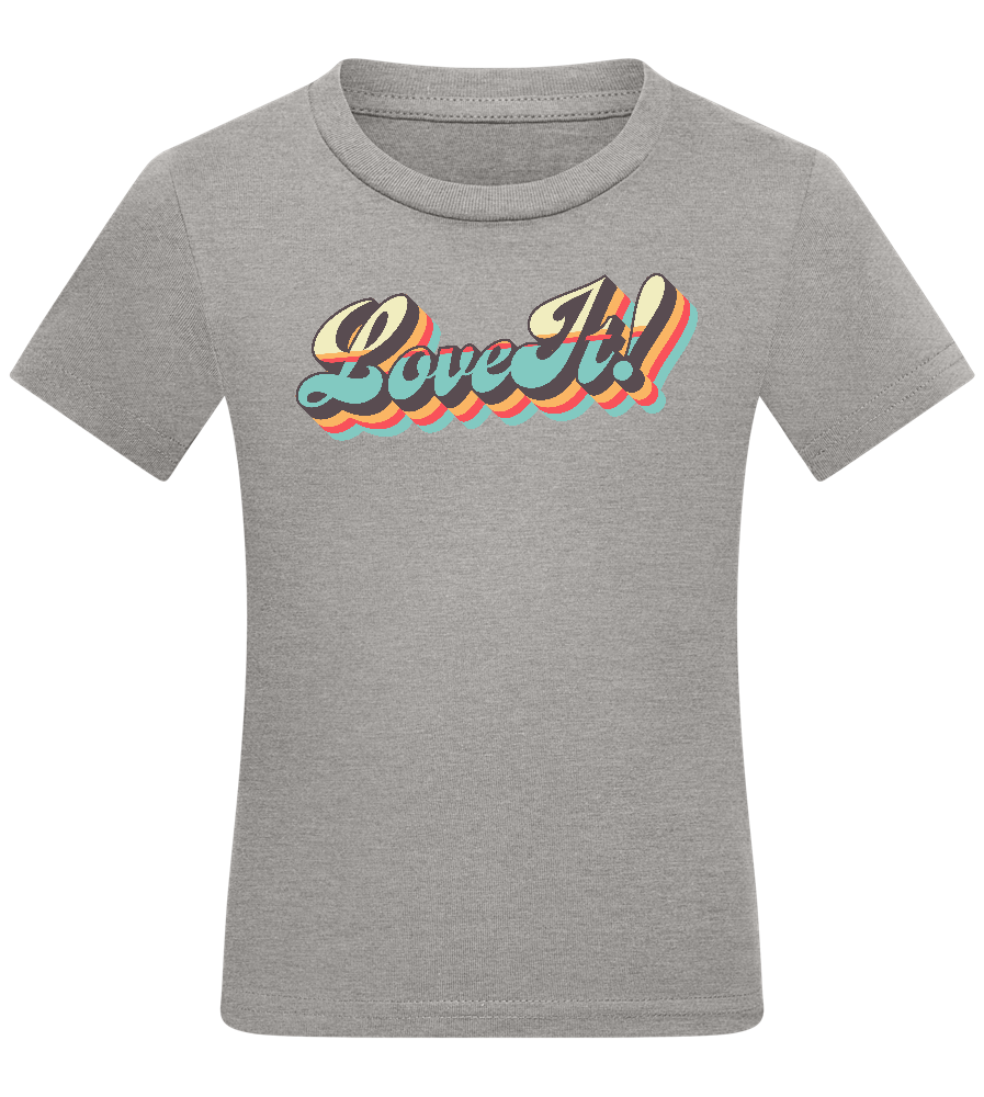 Love It Design - Comfort kids fitted t-shirt_ORION GREY_front