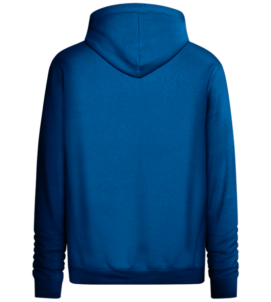 Keep Growing Smiley Design - Premium unisex hoodie_ROYAL_back