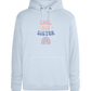 Cool Big Sister Design - Premium unisex hoodie_CREAMY BLUE_front