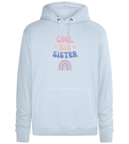 Cool Big Sister Design - Premium unisex hoodie_CREAMY BLUE_front