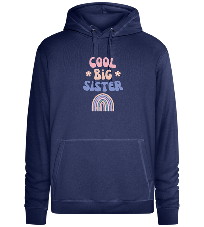 Cool Big Sister Design - Premium unisex hoodie_DENIM CHINA_front