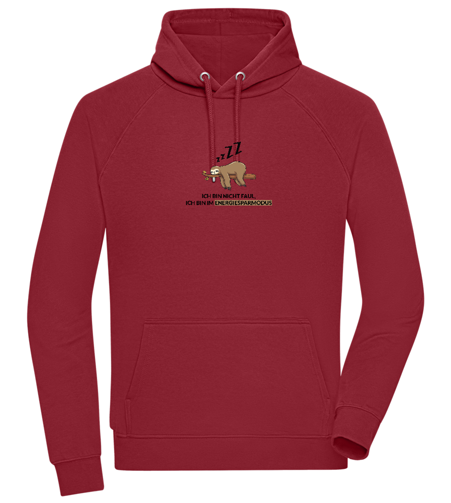 Energy Saving Mode Design - Comfort unisex hoodie_BORDEAUX_front