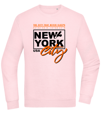 The City That Never Sleeps Design - Comfort Essential Unisex Sweater_LIGHT PEACH ROSE_front