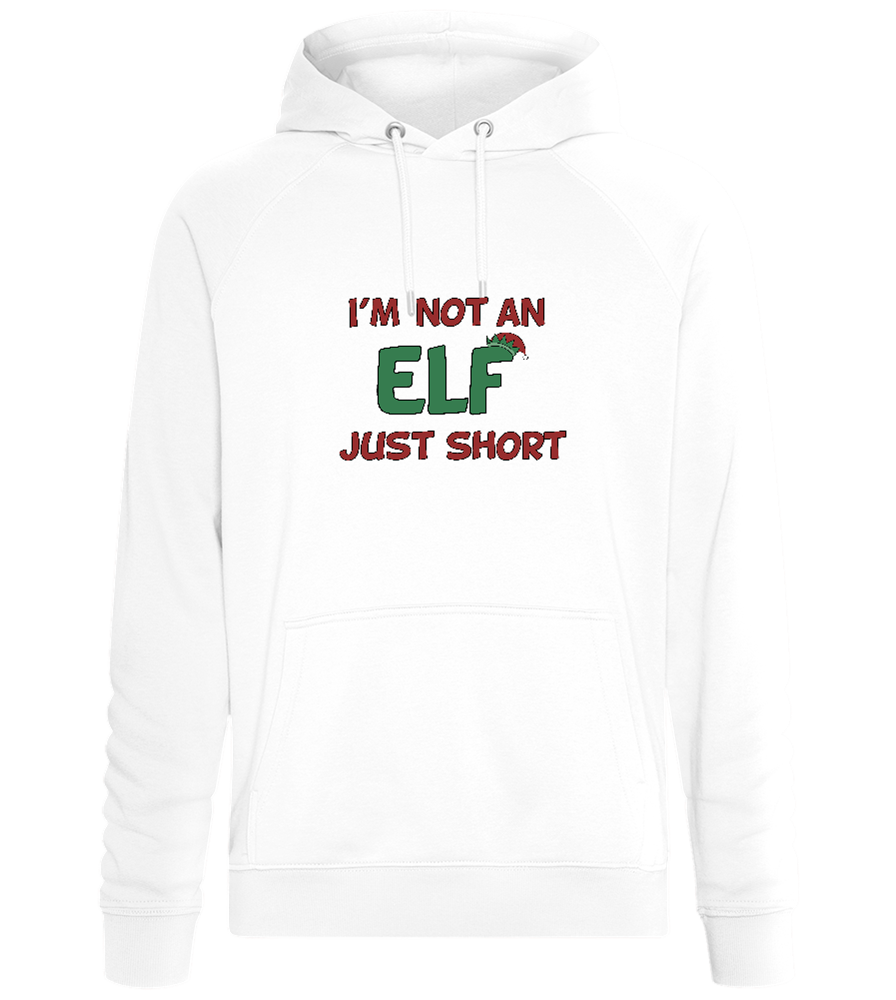 I'm Not an Elf Design - Comfort unisex hoodie_WHITE_front