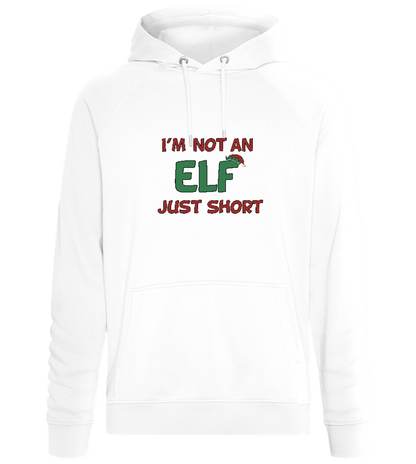 I'm Not an Elf Design - Comfort unisex hoodie_WHITE_front