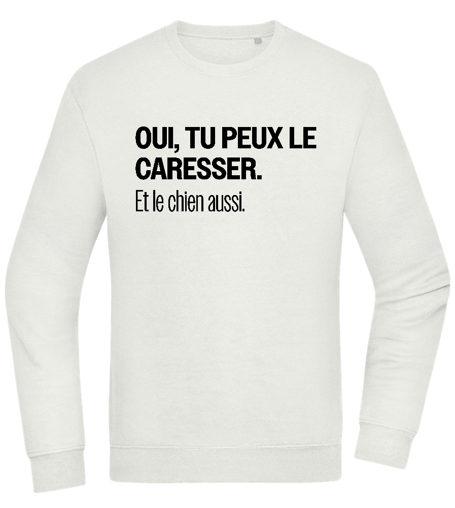 Tu Peux le Caresser Design - Comfort Essential Unisex Sweater_CREAMY GREEN_front