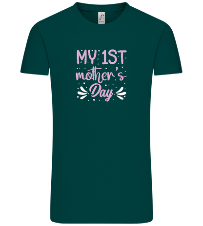My 1st Mother's Day Design - Comfort Unisex T-Shirt_GREEN EMPIRE_front
