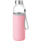 Glass Water Bottle_BABY PINK_front
