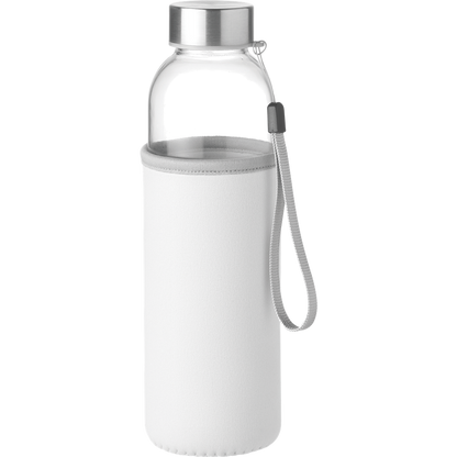 Glass Water Bottle_BEIGE_front