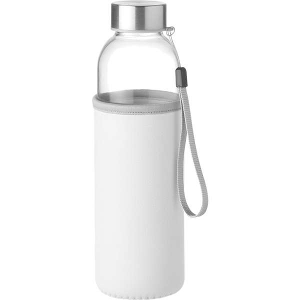 Glass Water Bottle_BEIGE_front