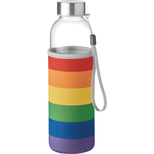 Glass Water Bottle_MULTICOLOUR_front