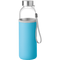 Glass Water Bottle_TURQUOISE_front