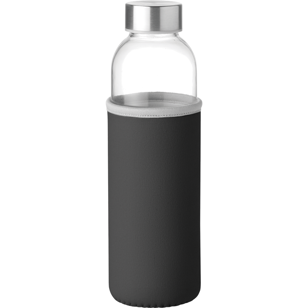 Glass Water Bottle_BLACK_DETAILEDIMAGE_front_0
