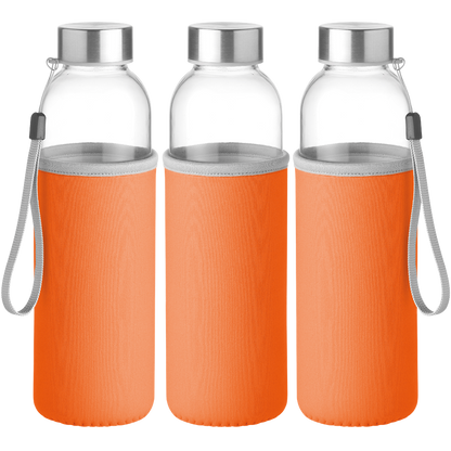 Glass Water Bottle_ORANGE_DETAILEDIMAGE_front_2