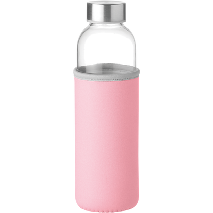 Glass Water Bottle_BABY PINK_DETAILEDIMAGE_front_1