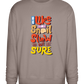 Slow but Sure Design - Comfort Essential Unisex Sweater_CHARCOAL CHIN_front