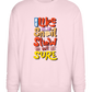 Slow but Sure Design - Comfort Essential Unisex Sweater_LIGHT PEACH ROSE_front