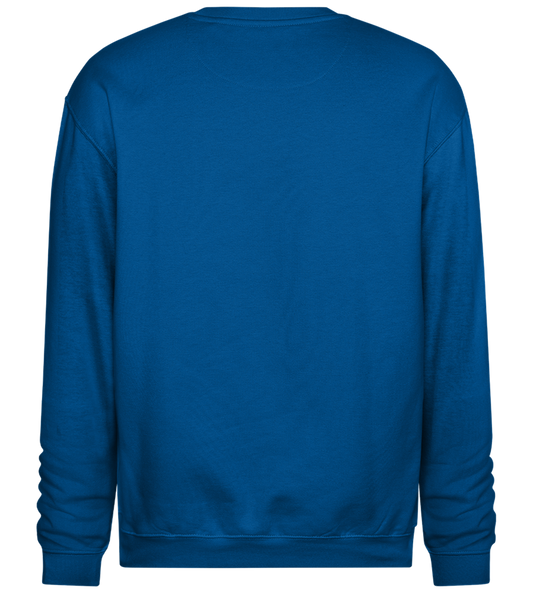 Slow but Sure Design - Comfort Essential Unisex Sweater_ROYAL_back