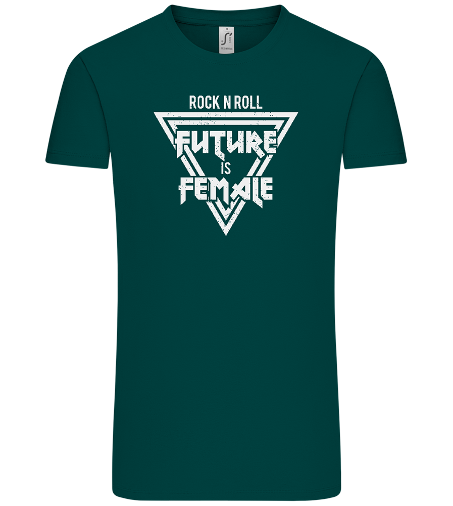 Rock N Roll Future Is Female Design - Comfort Unisex T-Shirt_GREEN EMPIRE_front