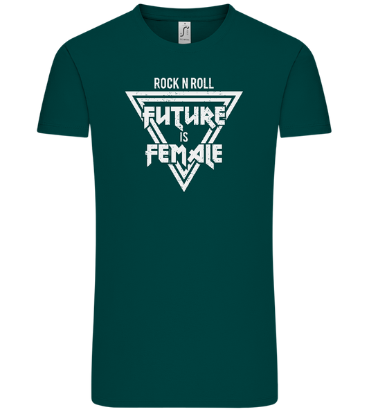 Rock N Roll Future Is Female Design - Comfort Unisex T-Shirt_GREEN EMPIRE_front