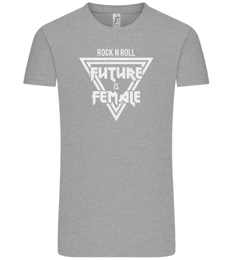 Rock N Roll Future Is Female Design - Comfort Unisex T-Shirt_ORION GREY_front