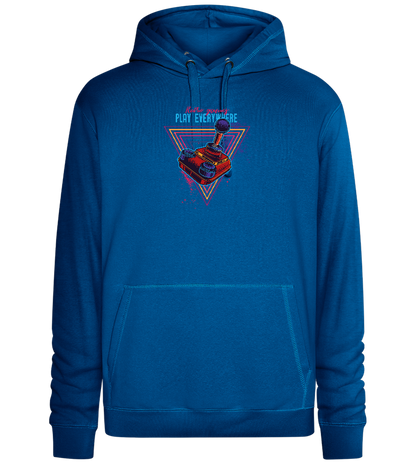 Play Everywhere Design - Premium unisex hoodie_ROYAL_front