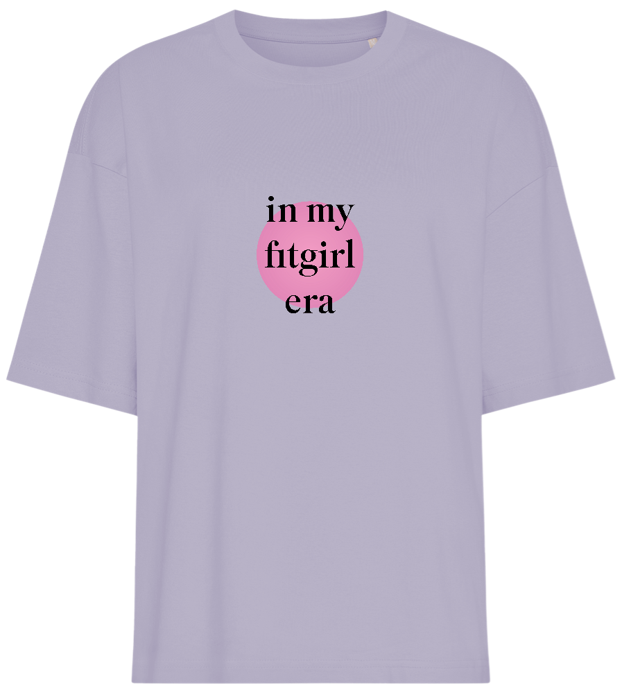 Fitgirl Era Design - Premium women's oversized t-shirt_LILAK_front