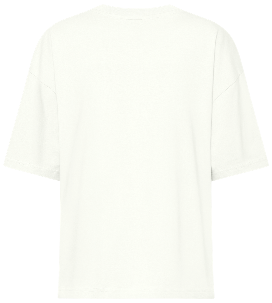 Fitgirl Era Design - Premium women's oversized t-shirt_OFF-WHITE_back