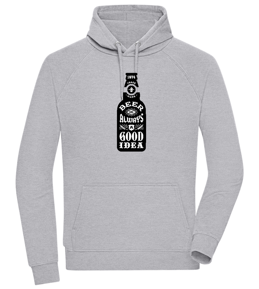 Beer Good Idea Design - Comfort unisex hoodie_ORION GREY II_front