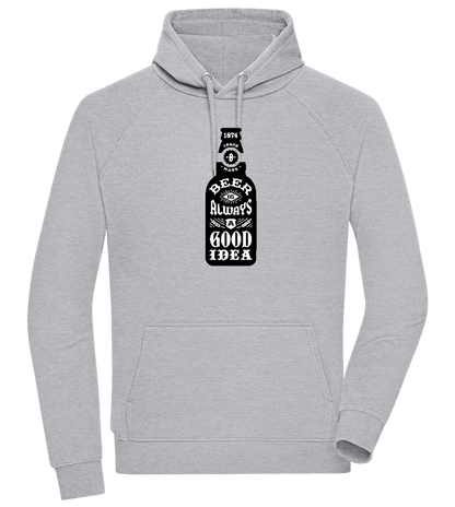 Beer Good Idea Design - Comfort unisex hoodie_ORION GREY II_front