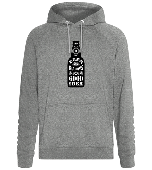 Beer Good Idea Design - Comfort unisex hoodie_ORION GREY II_front