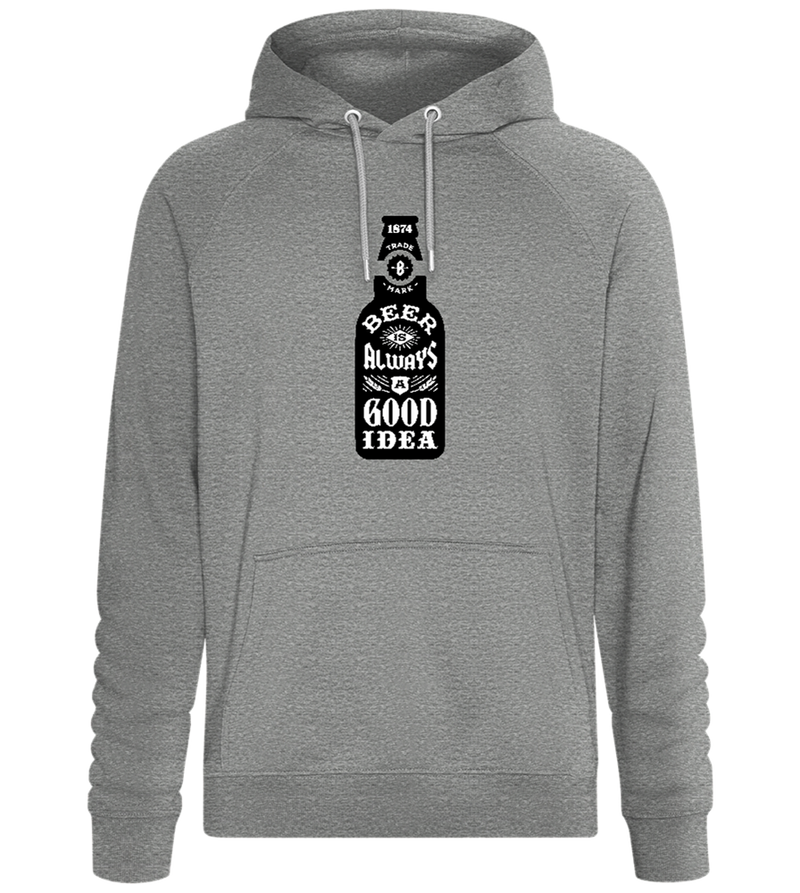 Beer Good Idea Design - Comfort unisex hoodie_ORION GREY II_front