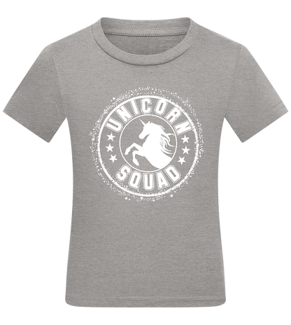 Unicorn Squad Logo Design - Comfort kids fitted t-shirt_ORION GREY_front