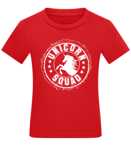 Unicorn Squad Logo Design - Comfort kids fitted t-shirt