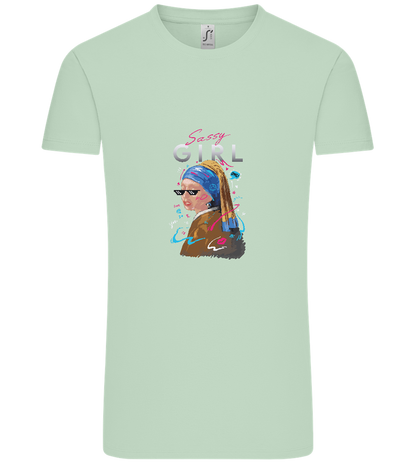 The Sassy Girl Design - Comfort Unisex T-Shirt_ICE GREEN_front
