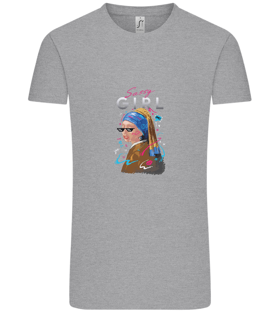 The Sassy Girl Design - Comfort Unisex T-Shirt_ORION GREY_front