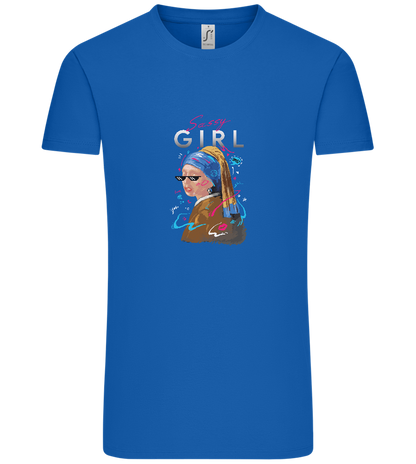 The Sassy Girl Design - Comfort Unisex T-Shirt_ROYAL_front