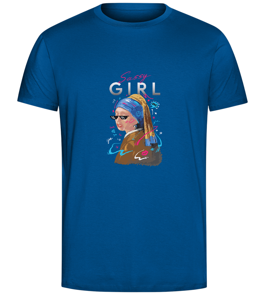 The Sassy Girl Design - Comfort Unisex T-Shirt_ROYAL_front